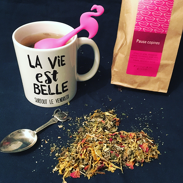 Cuillère à thé gourmande en acier inoxydable (infuseur thé/tisane